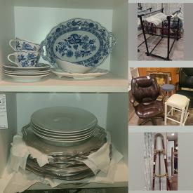 MaxSold Auction: This online auction features Stemware, KPM Cabinet Plate, Falconware, Crystal, Art Glass Vase, Royal Doulton Tray, Cobalt Vase, Original Oil on Canvas , Glass, Crystal and much more!