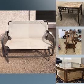 MaxSold Auction: This online auction features Car Jack, Paper Shredder, Dart Board, Golf Putters, Christmas Lights, Wave Breaker, dryer, Gardening Shelf, Outdoor Beverage Cooler, Outdoor Glider Chair, Ladders, Gardening Tools, End Table, Granite Top and much more!