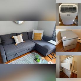 MaxSold Auction: This online auction features dresser, sectional sofa, bed frame, Tv, TV stand, area rug, portable AC, small kitchen appliances and much more!