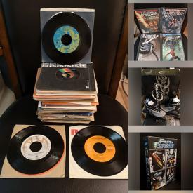 MaxSold Auction: This online auction features sealed Blu-ray and DVDs, comics, vintage LPs, sports gear, books, and much more!