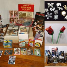 MaxSold Auction: This online auction features baseball collectibles, special edition Barbies, Lladro bells, art glass, vintage books, salt & pepper shakers, Star Wars collectibles, collector plates, Legos, craft supplies, McCoy vases, window AC unit, coins, vintage bar mirror, telescope and much more!