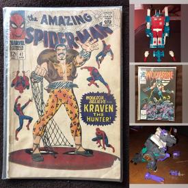 MaxSold Auction: This online auction features comics, sports & non-sports trading cards, sports jerseys, NIB action figures, NIB Funko Pops, vintage transformers, collector plates, Star Wars collectibles, vintage magazines, sports memorabilia, NIB Barbies, video games and much more!