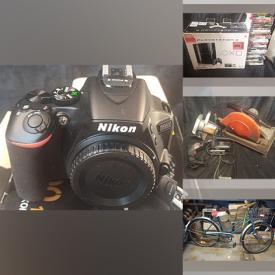 MaxSold Auction: This online auction features contents of storage units including video game console, tools, vinyl records, golf clubs, wheelchair, DVDs, dish sets, ink cartridges, small kitchen appliances, bike, and much more!