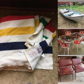 MaxSold Auction: This online auction features rowboat, canoe, bistro set, fishing gear, wool blankets, table lamps, sewing machine, insulators, yard tools, chainsaws, lawnmower, power & hand tools, and much more!