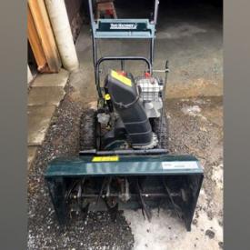 MaxSold Auction: This online auction features a Tractor Attachment Hay Spear, 10 Qt Gold Rope Chain, Ryobi Pressure Washer, Yard machines YTD 28 inch snowblower, Back Rack And Seat Covers For Ford F250, and much much more