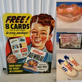 MaxSold Auction: This online auction features table & chairs, aquarium & accessories, pop-culture collectibles, toys, coins, carnival glass, comics, sports equipment, inflatable kayak, LPs, sports pennants, board games, hockey collectibles and much more!