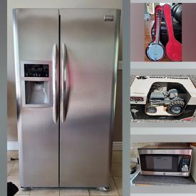 MaxSold Auction: This online auction features small kitchen appliances, dressers, refrigerator/freezer combo. electric bed, exercise equipment, wooden carved paintings, Coca-Cola collectibles, banjo, desks, NIB die-casts, watches and much more!