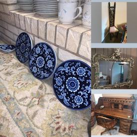 MaxSold Auction: This online auction features a double recliner, end tables, chest of drawers, coffee table, server, China set, fondue pot, animal figurines, mirrors, sewing machine, costume jewelry, keyboard, yard tools and much more!