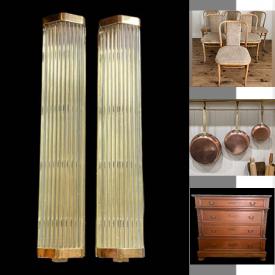 MaxSold Auction: This online auction features Art Deco rod wall lights, studio pottery, lounger, Brian Andreas framed prints, vintage hardware, vintage glass shades, vintage cupboard, antique stoneware jugs, and much more!