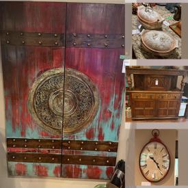 MaxSold Auction: This online auction features furniture such as a desk, dresser, cabinets, antique chair, cabinet and more, wall art, electronics, exercise, cushions, games, decorative hands, golf clubs, clocks, vintage china, geodes, wall decor, dishware, accessories and much more!