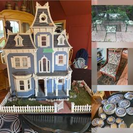 MaxSold Auction: This online auction features tables, chairs, mirrors, Vagabond bike, antique sewing machine, fireplace, kitchen utensils, glassware, pots and pans, flatware, vases, Woodware china, doll house, china cabinet, carpet, dresser, bed, cedar chest and much more!