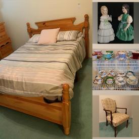 MaxSold Auction: This online auction features Royal Doulton, Limoges, Normal Rockwell, Paragon, furniture such as La-Z-Boy lift chair, curio cabinet, wingback chair and dinette table with chairs, CDs, DVDs, lamps, framed wall art, home decor, small kitchen appliances and much more!