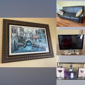 MaxSold Auction: This online auction includes framed art, Lladro, pewterware, crystal ware, furniture such as parlor table, sofas, dining table, Bombay chairs, and TV armoire, area rugs, small kitchen appliances, wine cooler, Bose speakers, home decor, Sony monitor, bedding, DVDs, and much more!