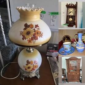 MaxSold Auction: This online auction features a tea cart, curio cabinet, coffee table, dresser & mirror, cedar chest, carving set and cutting tools, collectors spoon & plates, typewriter, bar fridge, office supplies, garden tools and much more!