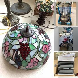 MaxSold Auction: This online auction features recliners, dresser, cabinet, tea pots, art glass, office supplies, sewing and AC unit, wire shelving, steamer and massager, heaters, food saver, cleaning supplies, garden spreader and much more!