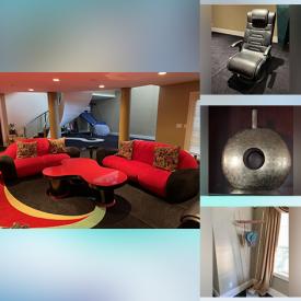 MaxSold Auction: This online auction features gaming chair, Lenox vases, leather sofa, sectional sofa, wicker bench, outdoor furniture, TVs, chaise lounge, area rug, living room furniture and much more!