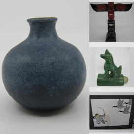 MaxSold Auction: This online auction features a 1925 hand-carved Native totem pole, jewelry, vintage pens, vases, JL Jaakko Liikanen vase, pressure gauge, Yashica camera, clocks, mini model guitar, Chevy Ford Plymouth model kit, Afghan Kuchi prayer box necklace, baskets, antique coffee grinder and much more!