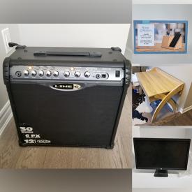 MaxSold Auction: This online auction features 24” LG monitor, 46” Toshiba TV, wireless chargers, home decor, Wii games, luggage set, board games, AC adapters, Proform elliptical, Line 6 amp, hard drives and much more!