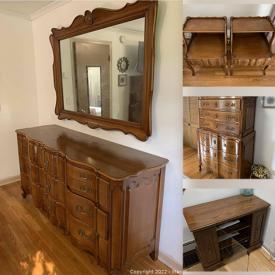 MaxSold Auction: This online auction features dressers, nightstands, console tables, sectional sofa, toddler electric car, snowblower, mirror and much more!