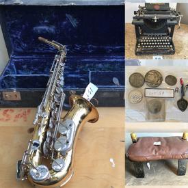 MaxSold Auction: This online auction features a play station, voice recorder, original oil on canvas, teacups & saucer, sewing machine, binoculars, cameras, ceramic figurines, wine filter, vintage gold cart, bike converter, canoe seats, rafting board tools and much more!