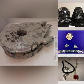 MaxSold Auction: This online auction features costume jewelry, Lego kits, Star Wars collectibles, Snow Babies, Royal Doulton figures, Indonesian puppet, vintage bottles, teacup/saucer sets, metal wall art, leather flasks, area rugs and much more!