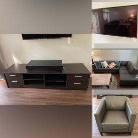 MaxSold Auction: This online auction features items such as Media Center, Sound Bar, LG TV, Sectional, Chair, Rug, Ladders, Blower, Rake, Tool Box, Mirror, Dresser and much more!