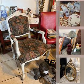 MaxSold Auction: This online auction features Bench, Table, Wall Art, Footstool, Wood Trunk, Corner Table, Serving Dishes, Appetizer Set, Table Lamp, Vases, China Dishes, Butterfly Coaster Set, Asian Jewelry Box, Porcelain Figurines and much more!