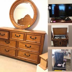 MaxSold Auction: This online auction features fine china, framed art, 55” RCA TV, patriotic decor, furniture such as vintage cabinets, entertainment unit, dining table, dining chairs, recliners and wingback chairs, men’s shoes, Christmas decor, power tools, sports equipment, area rugs, lamps and much more!