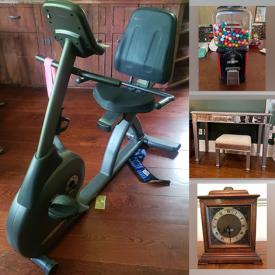 MaxSold Auction: This online auction features area rugs, Scottie dog collection, framed wall art, crock, exercise equipment, antique chest, women’s boots & clothing, scrolled metal bed frame, plantation shutters, humidors, antique chairs, hand tools, patio furniture, window AC and much more!