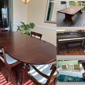 MaxSold Auction: This online auction features upright piano, couch, picnic table, area rug, bedroom furniture and much more!