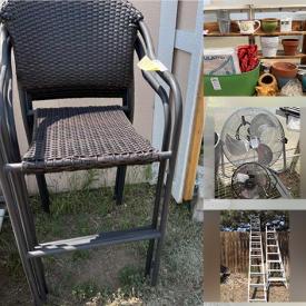 MaxSold Auction: This online auction features Patio Mesh Chairs, Extension Ladder, Planters, Humidifier, MCM Red Chair, Vacuums, Crock Pots, Ice Maker “Summit,” Framed Mirrors and much more!