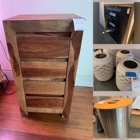 MaxSold Auction: This online auction features Cake Stand, Jewelry, Decanters, Vases, Curtain, Laundry Drying Rack, Office Supplies, Shopping Bags On Wheels, Chalk Board and much more!