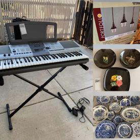 MaxSold Auction: This online auction features Yamaha keyboard, costume jewelry, teacup/saucer sets, decorative plates, cubby storage cabinet, pet products, children\\\'s books, craft supplies, ski vests, garden pots, vintage windows, power tools, metal detector, hiking backpacks and much more!