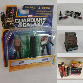 MaxSold Auction: This online auction features game console accessories, Cabbage Patch kid's, vintage comics, Hot Wheels toys, cables, books, smartphone accessories, cowboy boots, mini cash register, Marvel figures, work tools, wall art, Wi-Fi memory expander and much more!