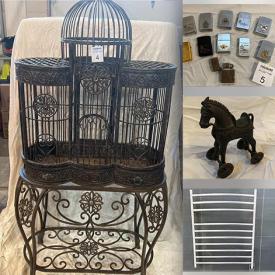 MaxSold Auction: This online auction features framed art, beer steins, furniture such as antique chairs and barstools, home decor, small kitchen appliances, PS2 games, lamps, glassware, power tools and much more!