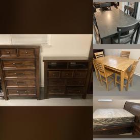 MaxSold Auction: This online auction features furniture such as wooden dining set, couch set, kitchen table with chairs and much more!