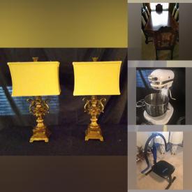 MaxSold Auction: This online auction features framed wall art, furniture such as floral sofa, glass top coffee tables, and dining table with chairs, small kitchen appliances, lamps, home decor, exercise equipment and much more!