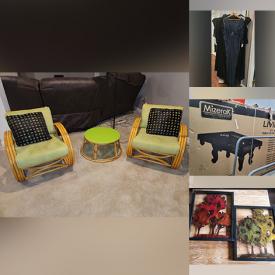 MaxSold Auction: This online auction features NIB pool table, NIB dinnerware, NIB small kitchen appliances, DVDs, books, children’s toys, framed artwork, dining room chairs, bamboo rattan chairs with glass table and much more!