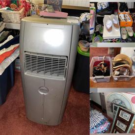 MaxSold Auction: This online auction features Serving, Candle Holders, Appliance, Faux Flowers, Foot Bath, Power Source, Portable AC Unit, Bedframe, Children’s Clothes and much more!