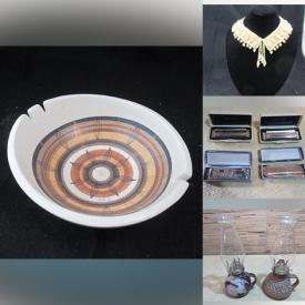 MaxSold Auction: This online auction features art pottery, small kitchen appliances, vintage bottles, men\\\\\\\'s clothes, coins, jewelry, watches, grandfather clock, art supplies, die-cast vehicles, DVDs, harmonicas, stamps, and much more!