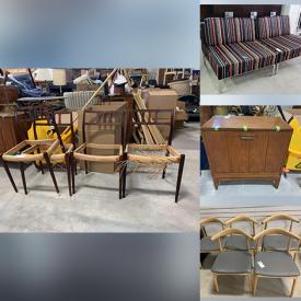 MaxSold Auction: This online auction features furniture such as Allantr sofa, desks, media units, upholstered chair, sideboard and Coalesse table. Includes file cabinet, demi-lune table, juicer, antique desk chair, wood cabinet and tables. Also includes lamps, curio cabinet, media unit China cabinet dresser and much more!
