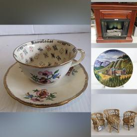 MaxSold Auction: This online auction features advertising tins, dolls & clothes, vintage souvenir porcelain, costume jewelry, toys, vintage books & magazines, doll stands& furniture, gel fireplace, stuffies, art pottery and much more!