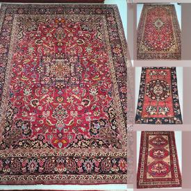 MaxSold Auction: This online auction features Persian rugs and runners from Tabriz, Kashan, Hamedan, Saveh, Zanjan, Mehravan, Turkman, and more!