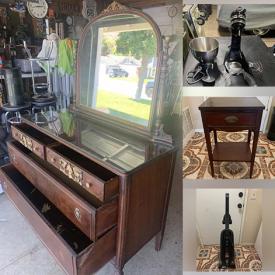 MaxSold Auction: This online auction features small kitchen appliances, buffet, china cabinet, vacuum, home health aids, and much, much, more!!n