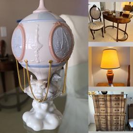 MaxSold Auction: This online auction features a coffee table, cabinet and collector plates, bookcase, vintage dresser, Mikasa China, glassware, wall art, space heater, electric grinder, hand tools and much more!