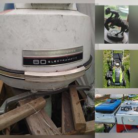 MaxSold Auction: This online auction features Kenworth tractor-trailers, car parts, tools, nails, screws, hitches, collectible bottles, power tools, dress press, lawn power, camping items, chain saw, random tires, sockets, boat motor and much more!