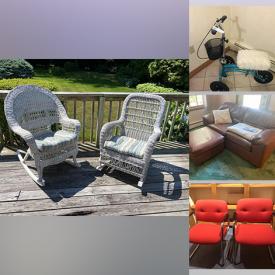 MaxSold Auction: This online auction features table lamps, leather couch, tile top table, Precious Moments, wicker rocking chairs, TV, computer gear, DVDs, Christmas nutcrackers, vintage dresser, dollhouse, area rug, clothing and much more!