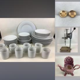 MaxSold Auction: This online auction features vintage 14K gold and sterling silver jewelry, Royal Doulton, Limoges, framed original art, HP LaserJet, Brookstone speakers, dishware, Pyrex, hand tools, and much more!