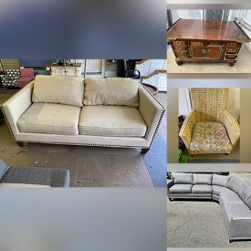 MaxSold Auction: This online auction features rocking chair, Mahogany dresser, bedroom set, nesting tables, coffee table, Lay-z-boy, love seat, corner couch, hutch, king bed and queen bed frame, floor lamp and much more!