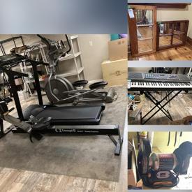 MaxSold Auction: This online auction features a coffee table, office chairs, cabinet, hall table, costume jewelry, appliances such as coffee maker, toaster, crock water, art supplies, battery charger, work light, gardening, auto parts and much more!